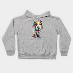 Cute Jack Russel Terrier Dog Kids Hoodie